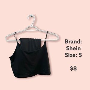 Black Top and skirt Set